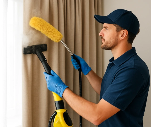 Trusted residential curtain cleaning technician Matty Curtain Cleaning longueville-nsw QLD